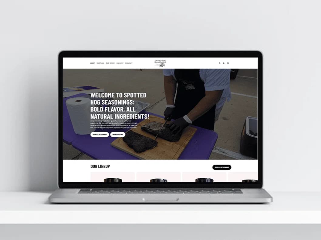 Spotted Hog Seasonings mockup